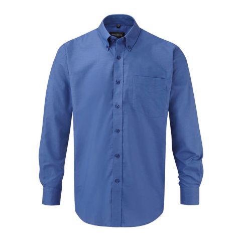 Long Sleeve Oxford Shirt Royal Blue | No Branding