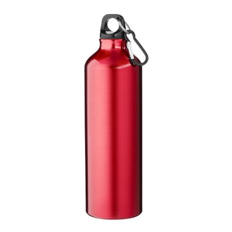 Pacific Bottle With Karabiner  Red | 4 - Colour Pad Print