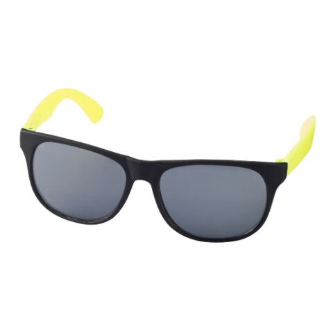 Retro Sunglasses Neon Yellow | 1 Colour Pad Print