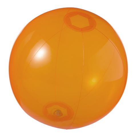Ibiza Transparent Beach Ball Transparent - Orange | Without Branding