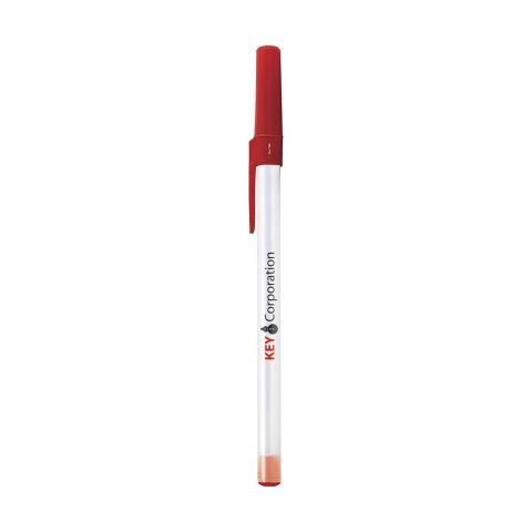 BIC Round Stic Ball pen White | 1-Colour Screen Printing