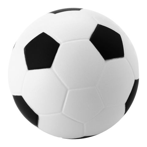 Football Stress Reliever White - Black | 4 - Colour Pad Print