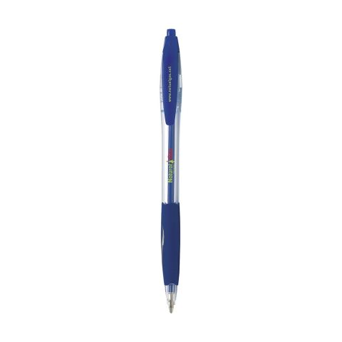 BIC Atlantis Clear Ball pen Transparent - Navy Blue | Without Branding | Without Branding