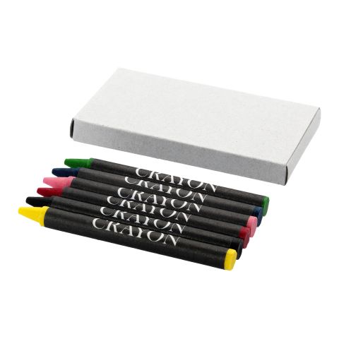 6-Piece Crayon Set Grey | Without Branding