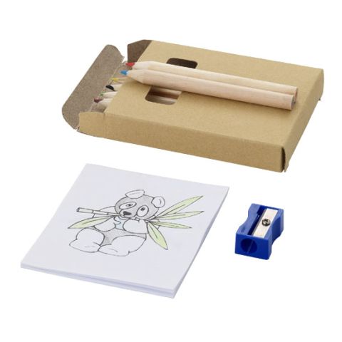 Streaks 8-piece colouring set