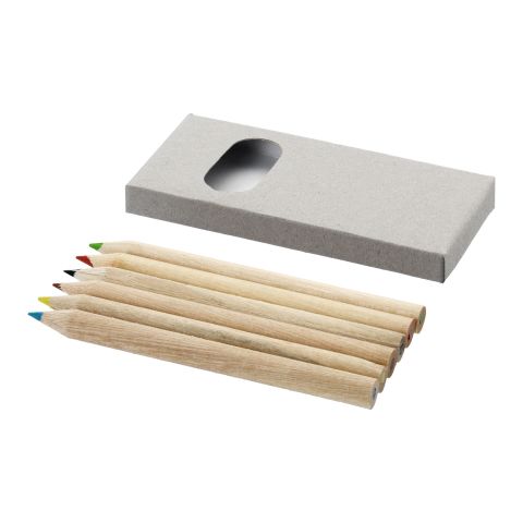 6-Piece Pencil Set Brown | Without Branding