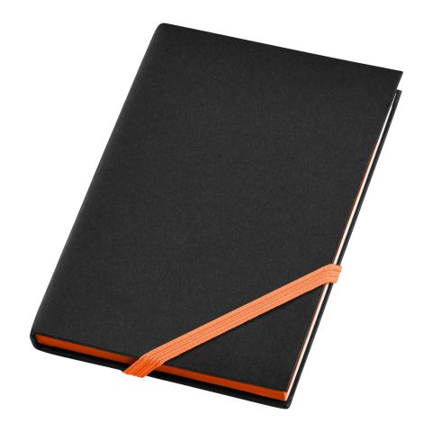 Travers Junior Notebook Black - Neon Orange | Without Branding