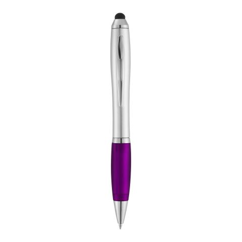 Nash Stylus Ballpoint Pen Silver - Violet | Without Branding