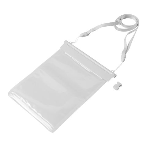 Splash Mini Tablet Waterproof Touchscreen Pouch Transparent - White | Without Branding