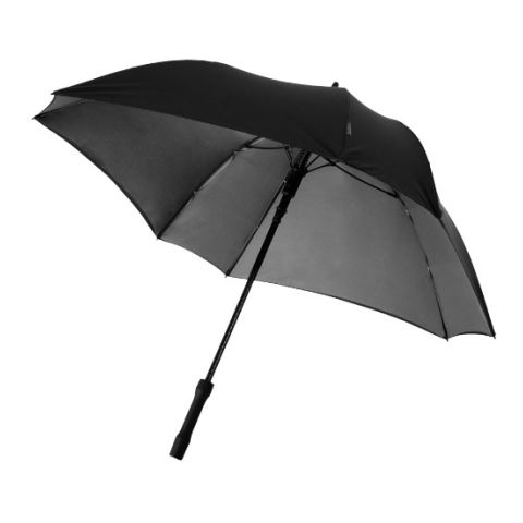 23&quot; Square Automatic Umbrella Grey - Black | Without Branding