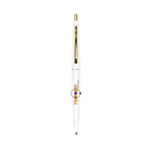 BIC Ecolutions Clic Gold Ball pen White - Gold | Without Branding