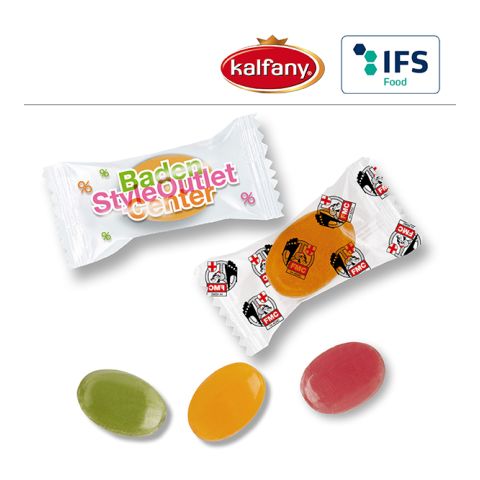 Specialty candies in Flow Pack 2C Digital Print