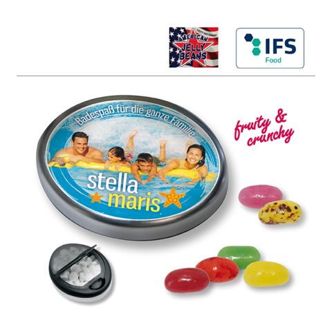 Snap-Master tin with American Jelly Beans 2C Digital Print