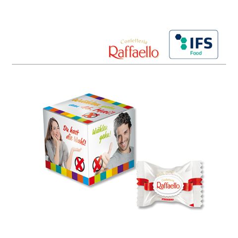 Mini Promo Cube with Raffaello 1-4C Digital Print