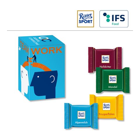 Mini Promo-Tower with Ritter Sport QUADRETTIES