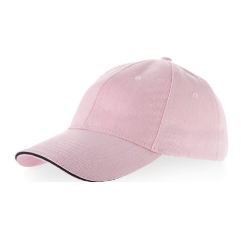 Challenge 6-Panel Sandwich Cap Pink | Without Branding