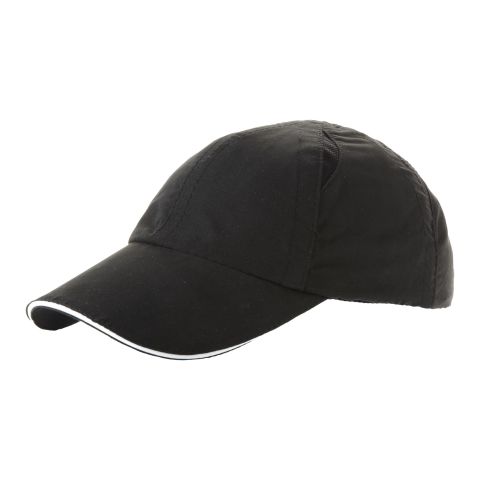 Alley 6-Panel Cool Fit Sandwich Cap Black | Without Branding