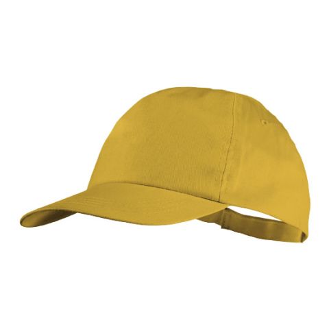 Basic 5-Panel Cotton Cap Yellow | Without Branding