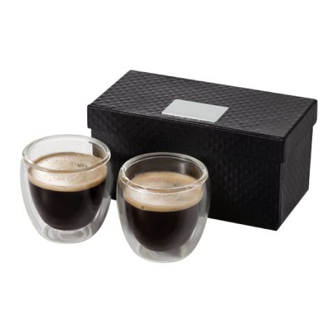Boda 2-Piece Espresso Set Transparent | Without Branding