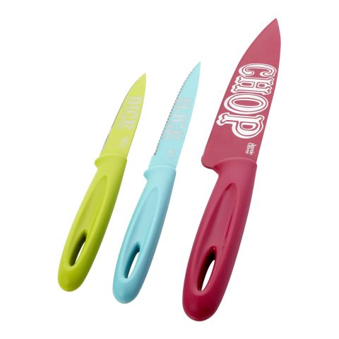 Funky 3-piece knife set