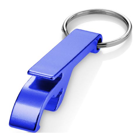 Tao Alu Bottle &amp; Can Opener Key Chain Medium Blue | 2 Colour Pad Print