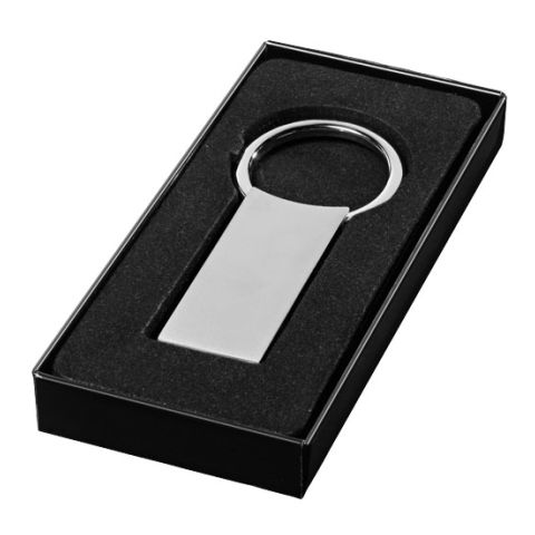 Rectangular Key Chain Silver | Without Branding