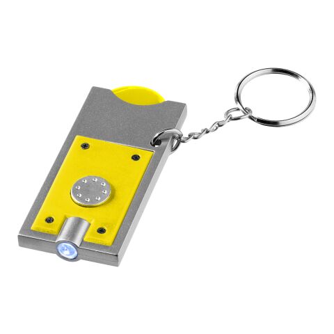 Allegro LED keychain light with coin holder