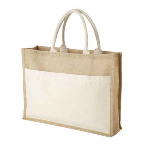 Mumbay Jute Tote Beige | Without Branding