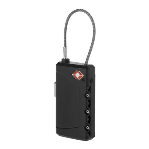 Phoenix TSA Luggage Tag &amp; Lock Black | Without Branding