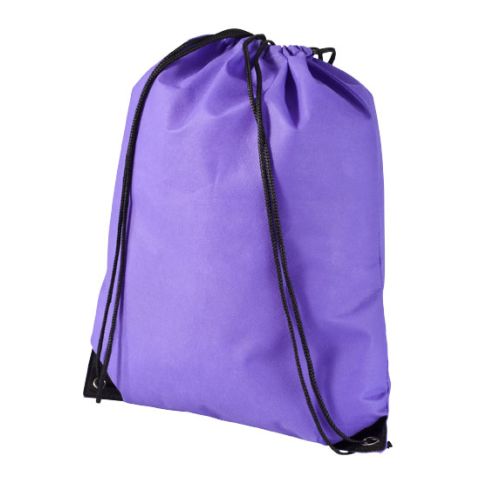 Evergreen Non Woven Premium Rucksack Eco Violet | 2 - Colour Screen Print