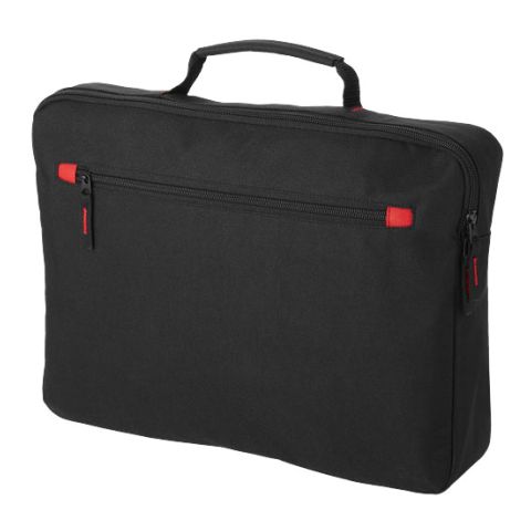 Vancouver Conference Bag Red - Black | Without Branding