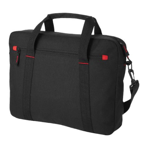 Vancouver 15.4&quot; Laptop Bag Red - Black | Without Branding