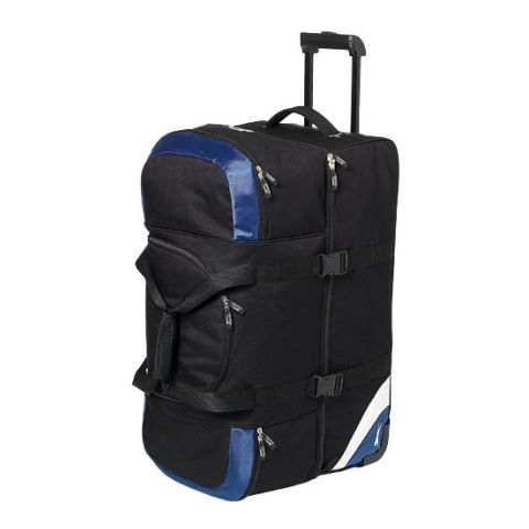 Wembley Large Travel Bag Medium Blue - Black | Without Branding