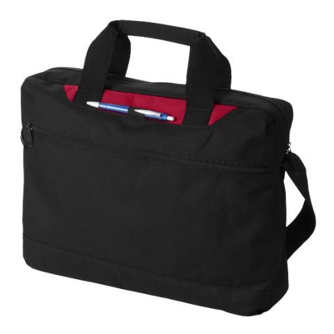 Dallas Conference Bag Red - Black | Without Branding