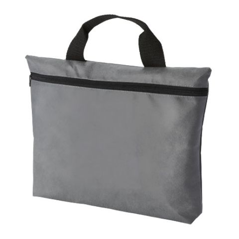 Edison Non Woven Conference Bag Grey - Black | Without Branding