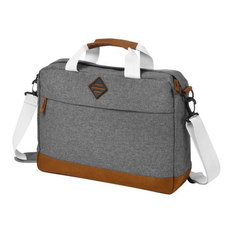 Echo 15,6&quot; Laptop Conference Bag Grey - Brown | 1 - Colour Screen Print