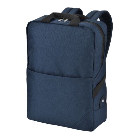 Navigator 15.6&quot; Laptop Backpack Black - Navy Blue | Without Branding