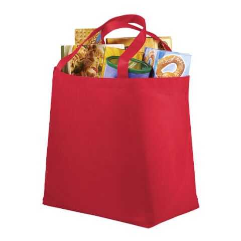 Maryville Non-Woven Shopper Red | 4 - Colour Screen Print