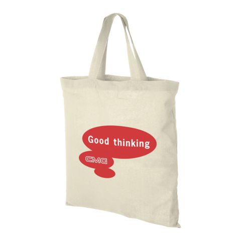 Virginia 100 g/m² cotton tote bag short handles