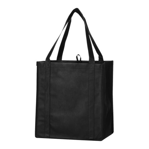 The Non Woven Little Juno Grocery Tote Black | Without Branding