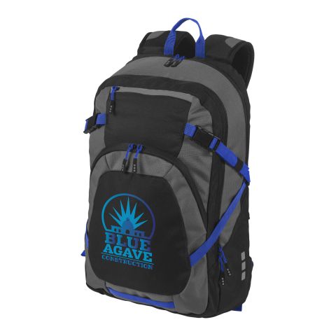 Milton 14&quot; Laptop Backpack Black - Royal Blue | Without Branding