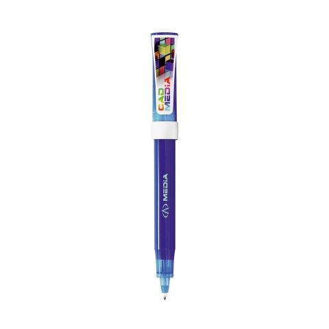 BIC XS Finestyle Clear britePix Transparent - Navy Blue | Without Branding