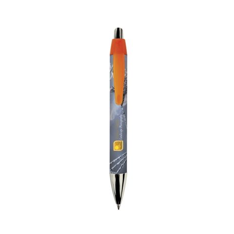 BIC Wide Body Mini Digital Chrome Ball pen Red | Without Branding