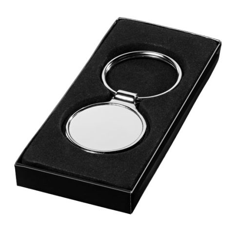 Round Key Chain Silver | Without Branding