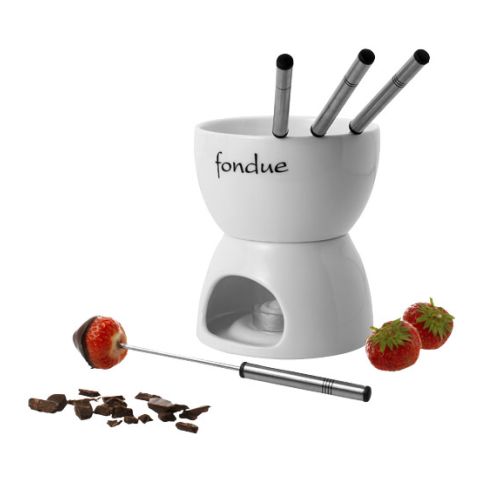 Chocolate Fondue Set  White | Without Branding
