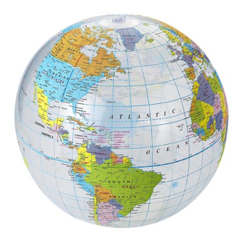 Globe Transparent Beach Ball 