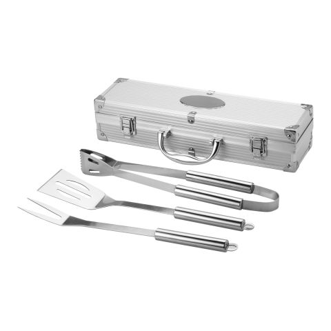 Satay 3-Piece BBQ Set Silver | Without Branding