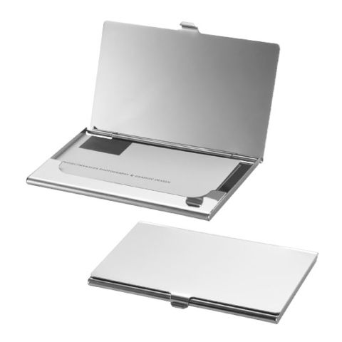 New York Business Card Holder Silver | Without Branding