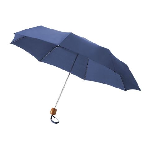 21,5&quot; 3-Section Umbrella  Navy Blue | Without Branding
