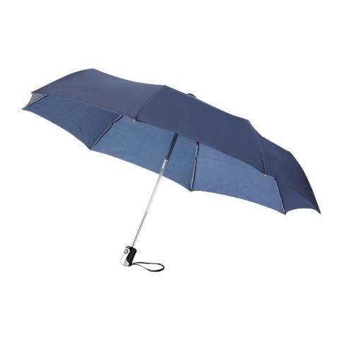 21.5&quot; 3-Section Auto Open &amp; Close Umbrella  Navy Blue | Without Branding